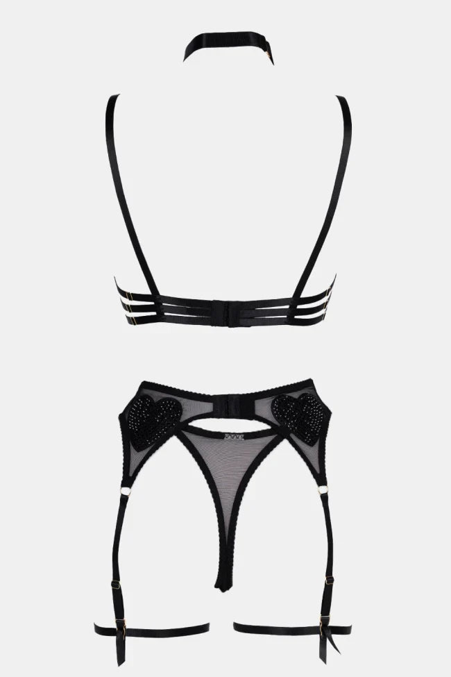 Valentina Heart Noir Set